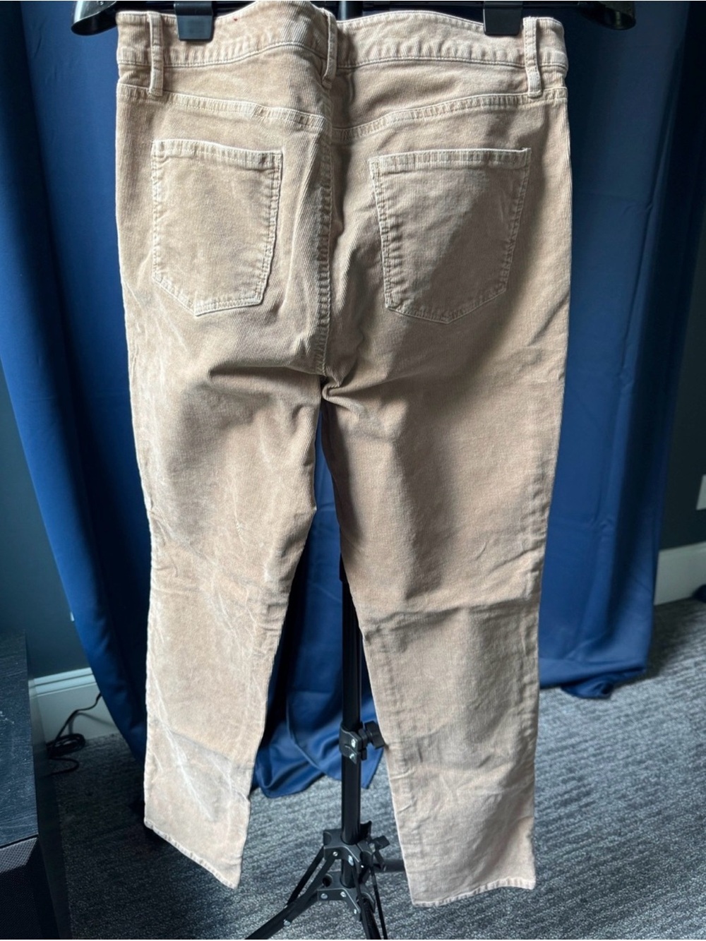 Talbots Flawless Five-Pocket Straight Leg Corduroy Pants Tan Size 10 - Picture 9 of 12